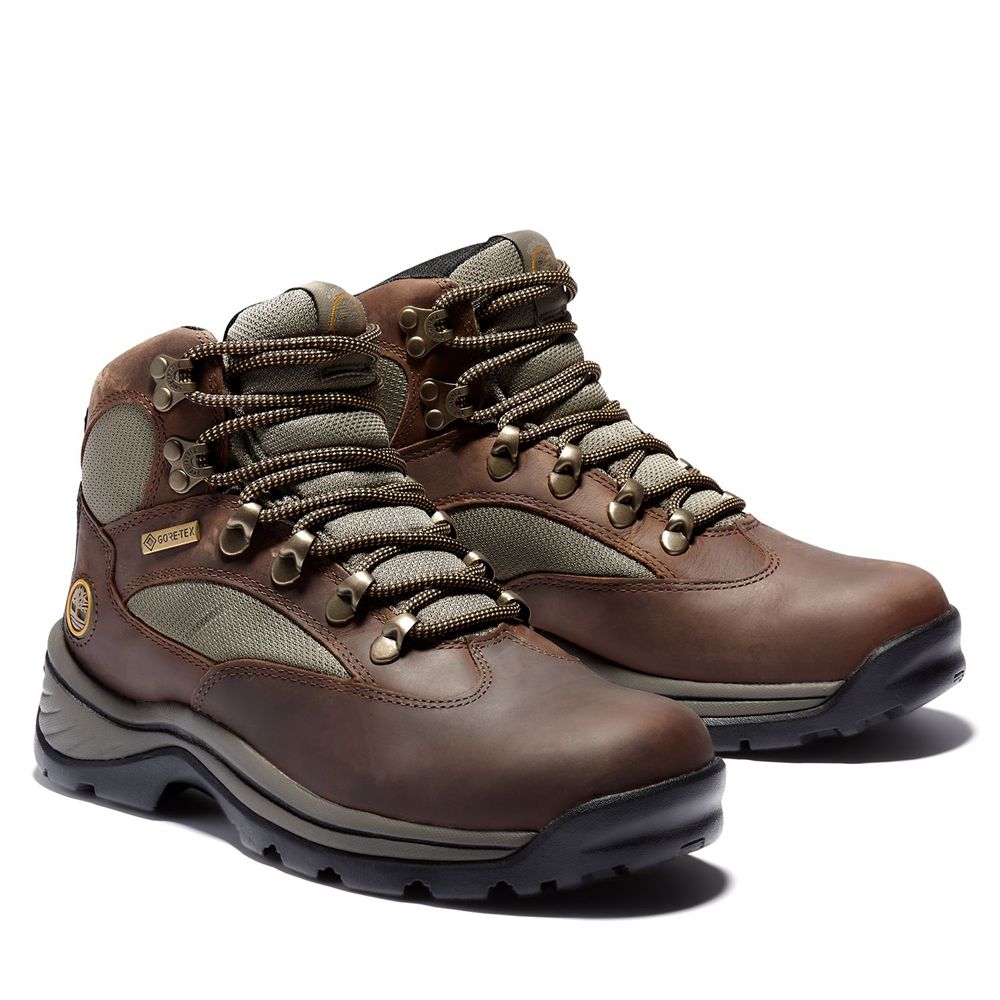 Botas de Montaña Timberland Mujer Chocorua Trail Mid Waterproof Marrones Oscuro - Chile OEY-039542